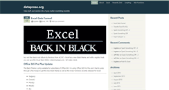 Desktop Screenshot of dataprose.org