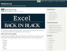 Tablet Screenshot of dataprose.org